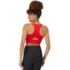 image:imageHanes Womens Sports Bra Moves Racerback Crop Top Yoga Bras for Women Stretch Sports Crop Top with Cutout WickingHolly Berry Red