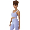 image:imageHanes Womens Sports Bra Moves Racerback Crop Top Yoga Bras for Women Stretch Sports Crop Top with Cutout WickingPeri Blue