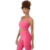 image:imageHanes Womens Sports Bra Moves Racerback Crop Top Yoga Bras for Women Stretch Sports Crop Top with Cutout WickingPink Pedestal