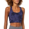 image:imageHanes Womens Sports Bra Moves Racerback Crop Top Yoga Bras for Women Stretch Sports Crop Top with Cutout WickingPurple Timeless Camo