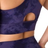 image:imageHanes Womens Sports Bra Moves Racerback Crop Top Yoga Bras for Women Stretch Sports Crop Top with Cutout WickingPurple Timeless Camo