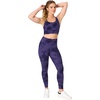 image:imageHanes Womens Sports Bra Moves Racerback Crop Top Yoga Bras for Women Stretch Sports Crop Top with Cutout WickingPurple Timeless Camo