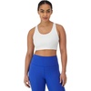 image:imageHanes Womens Sports Bra Moves Racerback Crop Top Yoga Bras for Women Stretch Sports Crop Top with Cutout WickingWhite