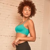 image:imageHanes Womens String Bralette Pack 3Pack Cotton Sports Bralette Bras for Women Solid or Assorted Wireless BrasConcrete HeatherIsle GreenMoonlight