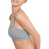 image:imageHanes Womens String Bralette Pack 3Pack Cotton Sports Bralette Bras for Women Solid or Assorted Wireless BrasConcrete HeatherIsle GreenMoonlight