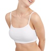image:imageHanes Womens String Bralette Pack 3Pack Cotton Sports Bralette Bras for Women Solid or Assorted Wireless BrasWhiteWhiteWhite