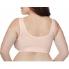 image:imageHanes Womens Wireless Bra Just My Size Pure Comfort FullFigure Bras for Women FrontClose Design Plus Size TooSandshell