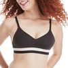 image:imageHanes Womens Wireless Bra Natural Lift Bras for Women Soft Modal Full Coverage TShirt Soft Plus Sizes TooBlack