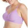 image:imageHanes Womens XTemp Wireless Bra Cooling Mesh TShirt Bra ComfortFlex Fit Wirefree BraTutu Violet Heather
