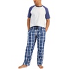 image:imageHanes mens Woven Pajama PantBlue Plaid