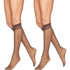 image:imageHanes Alive Womens Full Support Sheer Toe Knee High StockingsBarely There