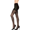 image:imageHanes Leg Boost Womens Moisturizing Graduated Compression Control Top Sheer Toe TightsJet