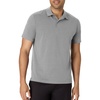 image:imageHanes Mens Moves Performance Polo Short Sleeve Polo Shirt for Men MoistureWickingDusk Shadow Grey Heather