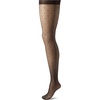 image:imageHanes Script Womens Fashion Dot Compression Tights for Leg Support Control Top Sheer Toe BlackBlack