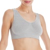 image:imageHanes Womens Cozy Wireless Bra FullCoverage Pullover Bra Seamless TShirt BraLight Grey Heather