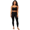 image:imageHanes Womens Hanes EcoSmart Classic Fitted LeggingsBlack