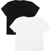 image:imageHanes Womens Originals Baby Doll Tee 2Pack Comfywear Supersoft Rib TShirt Loungewear PackBlackPearl