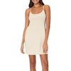 image:imageHanes Womens Originals Sleep Dress Comfywear Supersoft Sleep Slip Dress With Builtin Shelf BraCocoa Butter