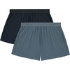 image:imageHanes Womens Originals Sleep Shorts 2Pack Comfywear Supersoft Lounge Shorts Pack 325BlackStargazer Grey