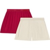 image:imageHanes Womens Originals Sleep Shorts 2Pack Comfywear Supersoft Lounge Shorts Pack 325Cocoa ButterRosey Red