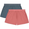 image:imageHanes Womens Originals Sleep Shorts 2Pack Comfywear Supersoft Lounge Shorts Pack 325Stargazer GreyNatural Cedar