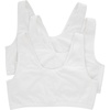image:imageHanes Womens Pack Cotton Scoopneck Bralette LowImpact Sports Bra 3PackWhiteWhiteWhite