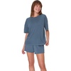 image:imageHanes Womens Pajamas Set Comfywear Pajamas for Women Set Originals SupertSoft Loungewear TShirt amp Sleep ShortsStargazer Grey