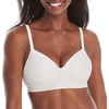 image:imageHanes Womens SmoothTec ComfortFlex Fit Wirefree Bra MHG199Tic Tac Chevron Print