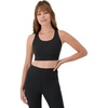 image:imageHanes Womens Sports Bra Moves Racerback Crop Top Yoga Bras for Women Stretch Sports Crop Top with Cutout WickingBlack