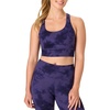 image:imageHanes Womens Sports Bra Moves Racerback Crop Top Yoga Bras for Women Stretch Sports Crop Top with Cutout WickingPurple Timeless Camo