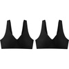 image:imageHanes Womens Wireless Bra Smooth Comfort FullCoverage TShirt Bra for Women Single Or 2PackBlackBlack  2pack