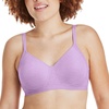 image:imageHanes Womens XTemp Wireless Bra Cooling Mesh TShirt Bra ComfortFlex Fit Wirefree BraTutu Violet Heather
