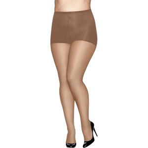 image:imageHanes Absolutely Ultra Sheer Womens Control Top Reinforced Toe Plus Size TightsBarely There