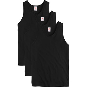 image:imageHanes Mens Essentials Tank Top Pack Midweight Cotton Tanks Sleeveless Shirts 3PackBlack
