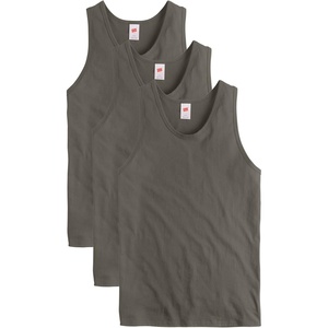 image:imageHanes Mens Essentials Tank Top Pack Midweight Cotton Tanks Sleeveless Shirts 3PackCamouflage Green