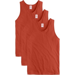 image:imageHanes Mens Essentials Tank Top Pack Midweight Cotton Tanks Sleeveless Shirts 3PackChampion Scarlet