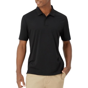 image:imageHanes Mens Moves Performance Polo Short Sleeve Polo Shirt for Men MoistureWickingBlack