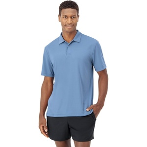 image:imageHanes Mens Moves Performance Polo Short Sleeve Polo Shirt for Men MoistureWickingBlue Dive
