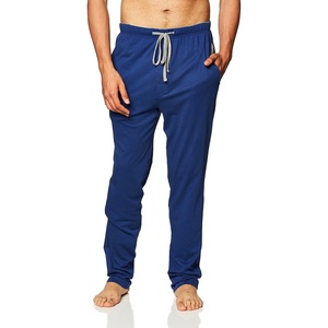 image:imageHanes Mens Solid Knit Sleep Pant With Pockets and DrawstringBlue