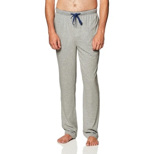image:imageHanes Mens Solid Knit Sleep Pant With Pockets and DrawstringGrey