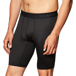 image:imageHanes Mens Sport Mens Performance Compression ShortEbonyEbony