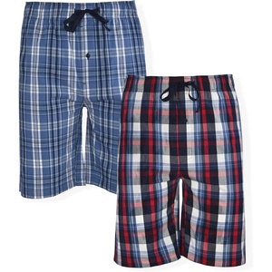 image:imageHanes Mens Woven ShortRedBlue