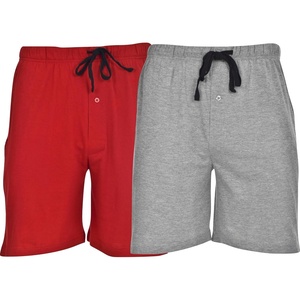 image:imageHanes Mens Woven ShortRedGrey Heather