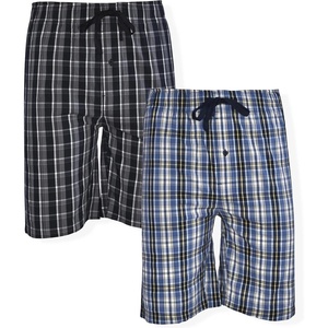 image:imageHanes Mens Woven ShortsBlueBlack