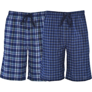 image:imageHanes Mens Woven ShortsNavy Plaid