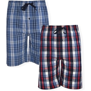 image:imageHanes Mens Woven ShortsRedBlue