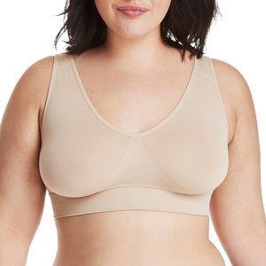image:imageHanes Womens Cozy Wireless Bra FullCoverage Pullover Bra Seamless TShirt BraNude