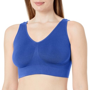 image:imageHanes Womens Just My Size Seamless Bralette Pure Comfort Light Support Pullover Bra Plus SizesSparkle Blue