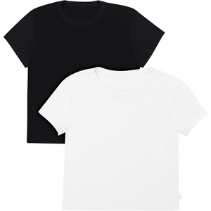 image:imageHanes Womens Originals Baby Doll Tee 2Pack Comfywear Supersoft Rib TShirt Loungewear PackBlackPearl