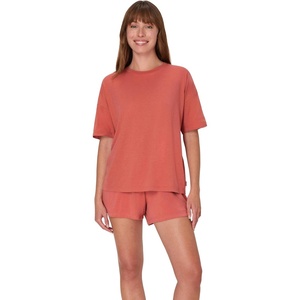 image:imageHanes Womens Pajamas Set Comfywear Pajamas for Women Set Originals SupertSoft Loungewear TShirt amp Sleep ShortsNatural Cedar